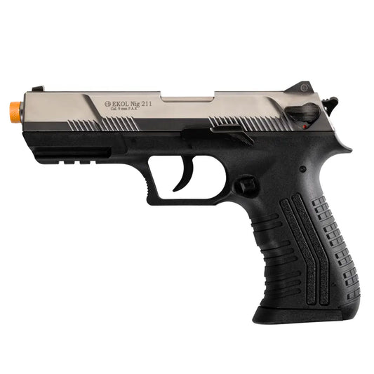 NIG 211 Front Firing Blank Gun Pistol Fume Finish