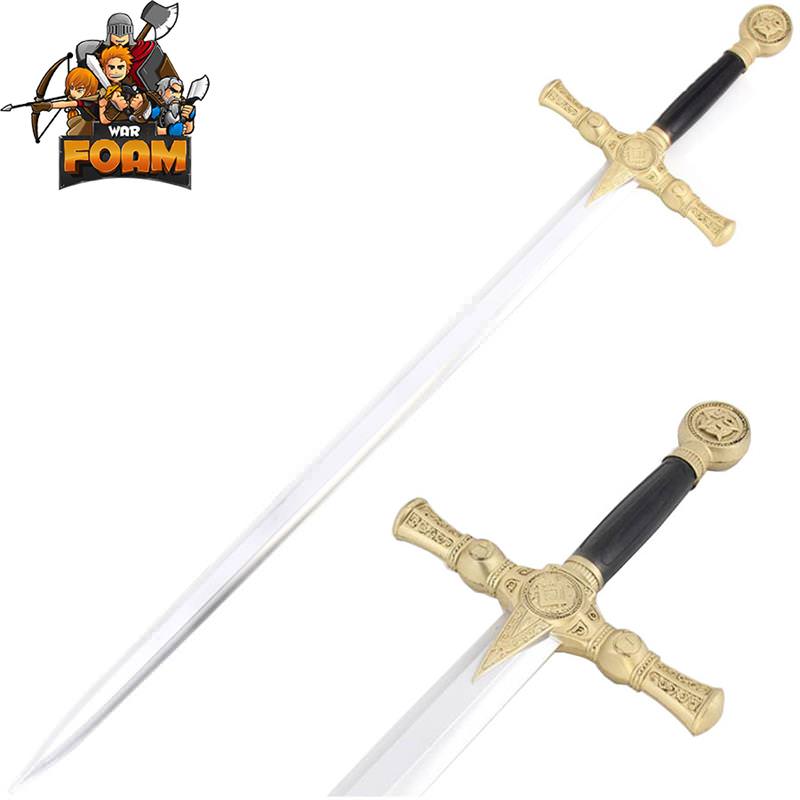 Foam Padded Mason Knights Templar Crusader Sword Costume Prop Cosplay - TOPHATTER'S ARMORY DEALS