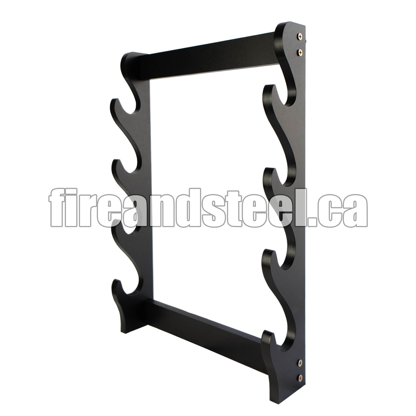 Fire and Steel - 4 Tier Wall-Mounted Sword Stand