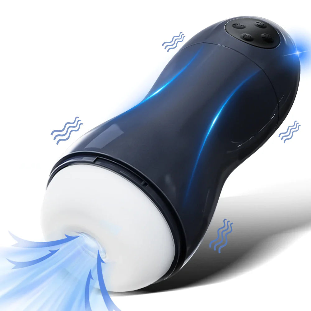 3 Swallowed Suctions and 10 Vibrations Oral Sex Male Masturbator - Vibrator product image for intimate wellness and personal