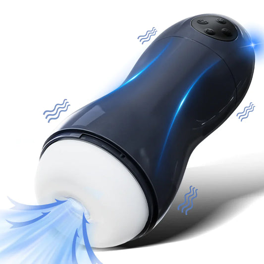 3 Swallowed Suctions and 10 Vibrations Oral Sex Male Masturbator - Vibrator product image for intimate wellness and personal