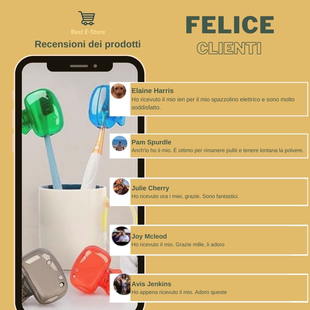 🎒 Protezioni Portatili Spazzolini Denti: Compagni Viaggio Colorati Igienici 🌟