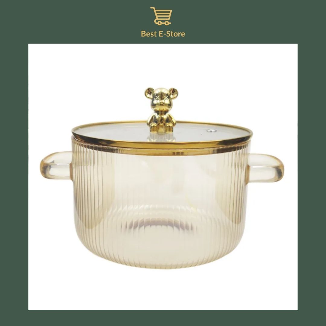 🌟Light Luxury Borosilicate Pot Collection: Sophistication Meets Functionality🍵