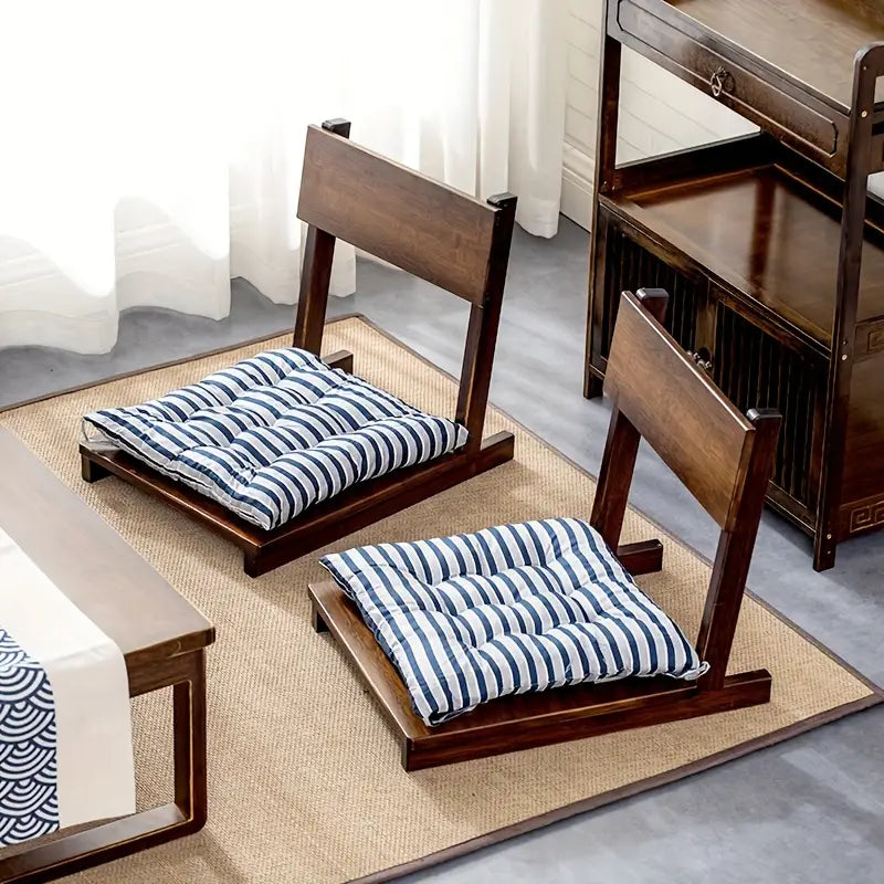 Eco-Friendly Bamboo Floor Chair - Brown