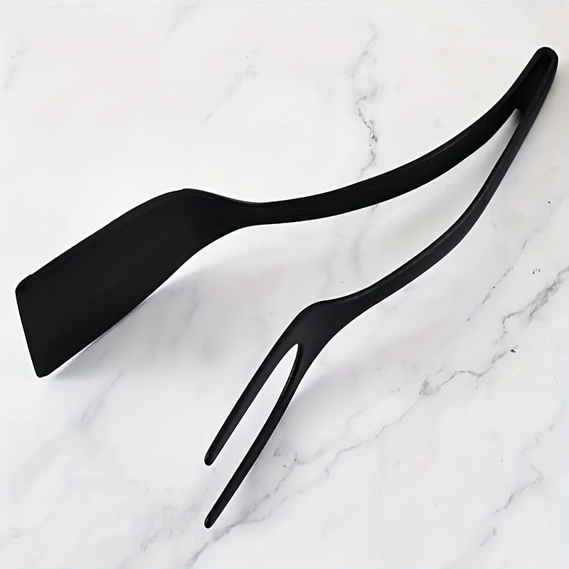 2-in-1 Nylon Frying Spatula Tong