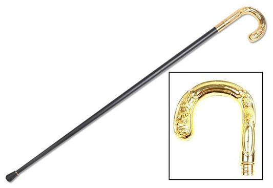 Golden Rod Walking Cane Sword