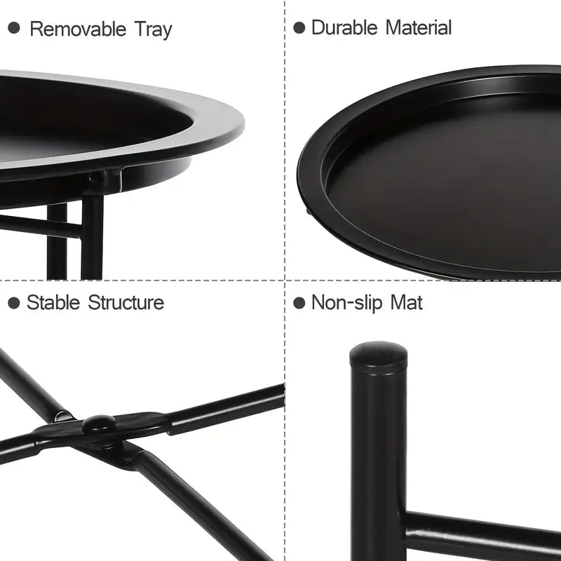 Outdoor Foldable Stainless Steel Coffee Table