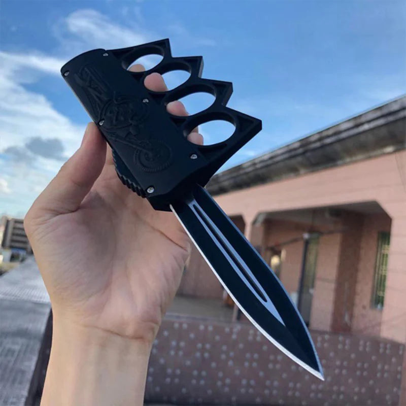 SKULL KNUCKLE AUTOMATIC KNIFE-BK10