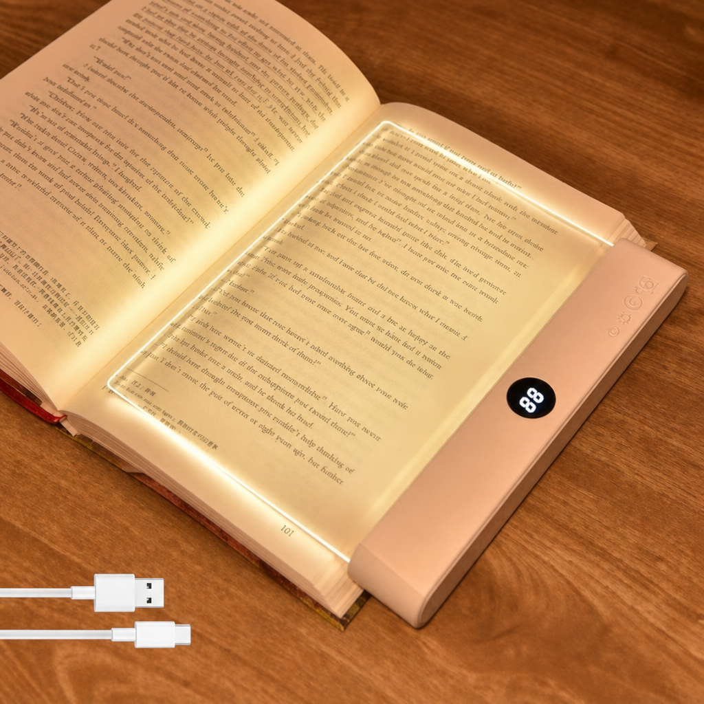 Cute Dimmable Night Light and Book Lamp for Cozy Bedtime Reading