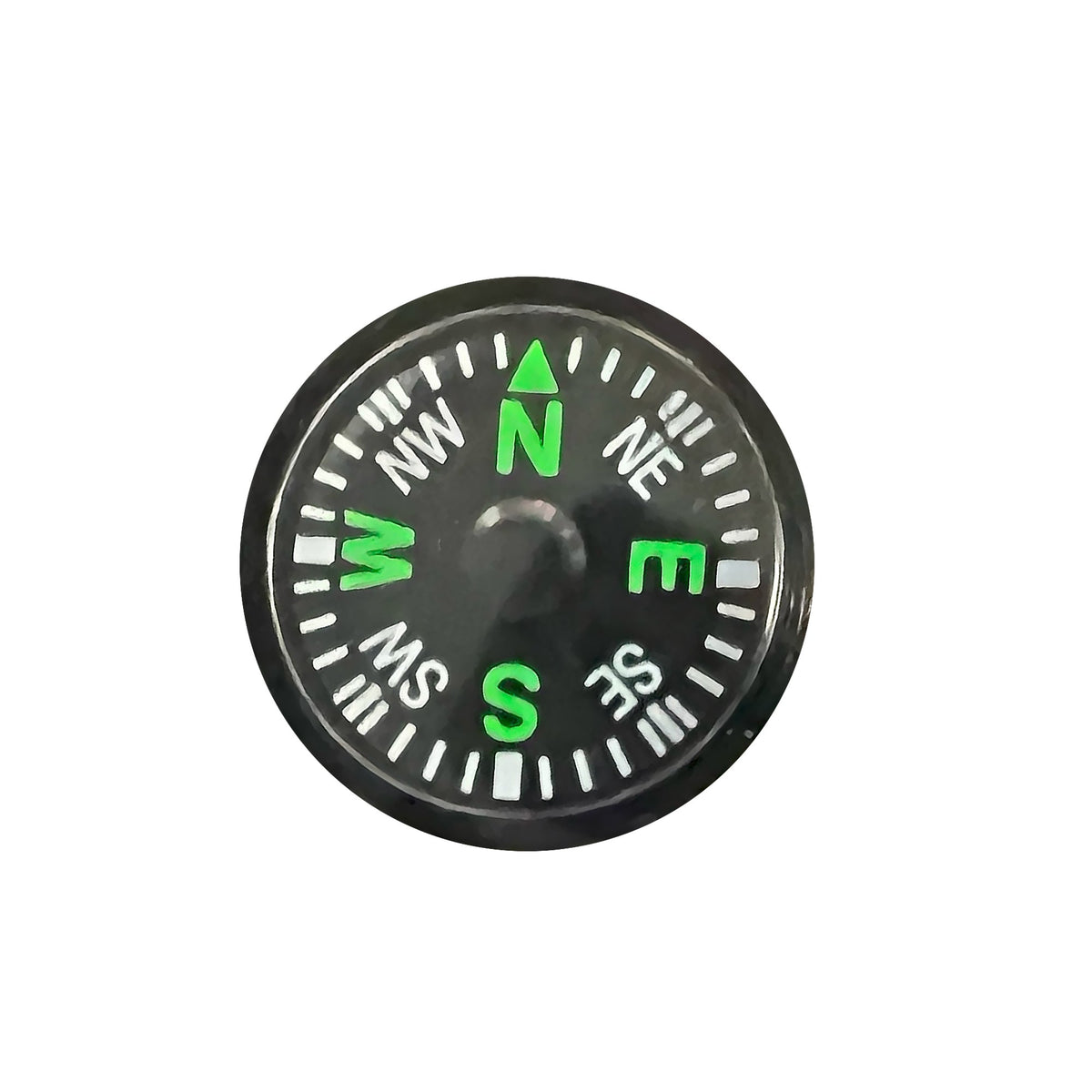 USA-Made Hiking Staff Bean Laminated Colorwood: Compass