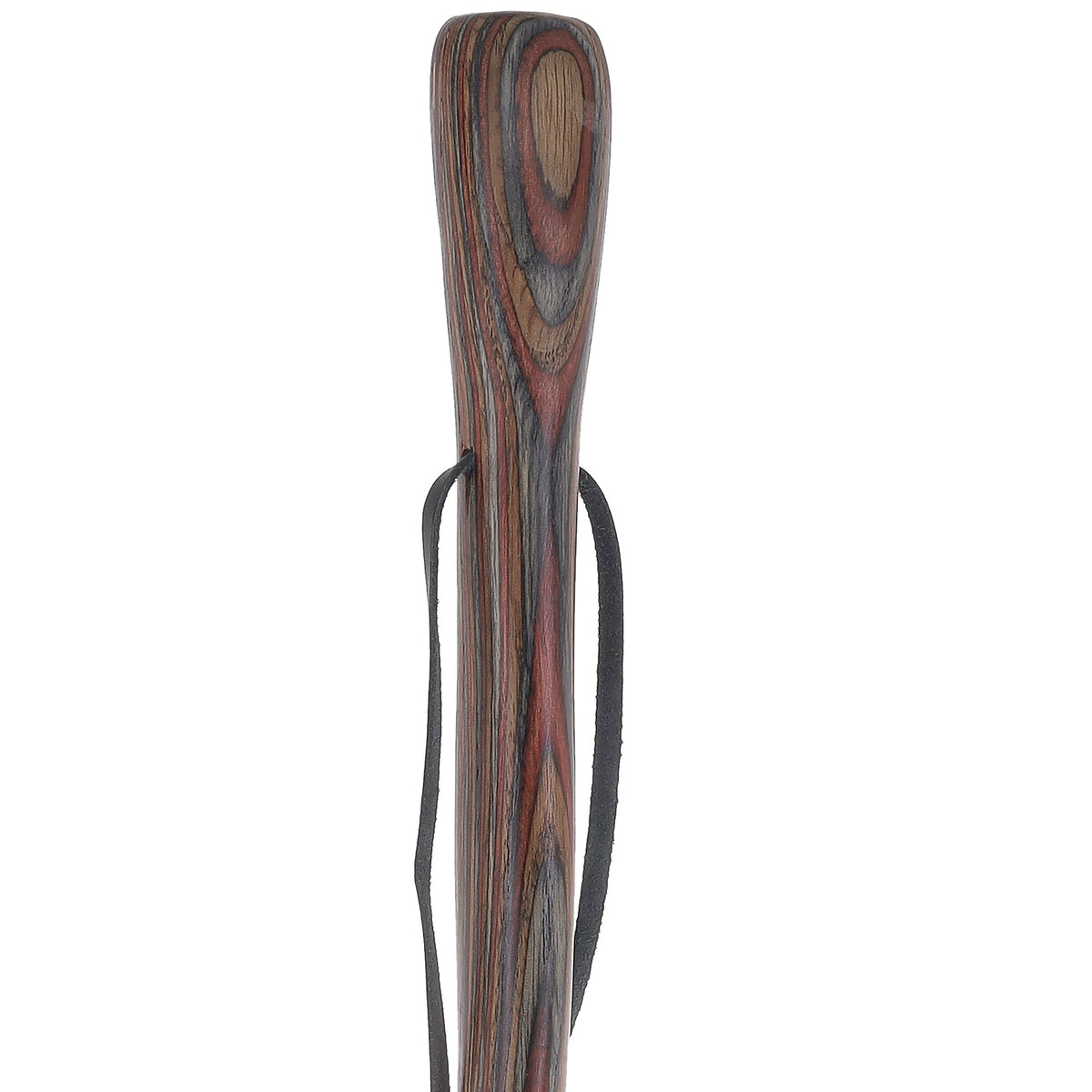 USA-Made Hiking Staff Royal Jacaranda Colorwood: Compass
