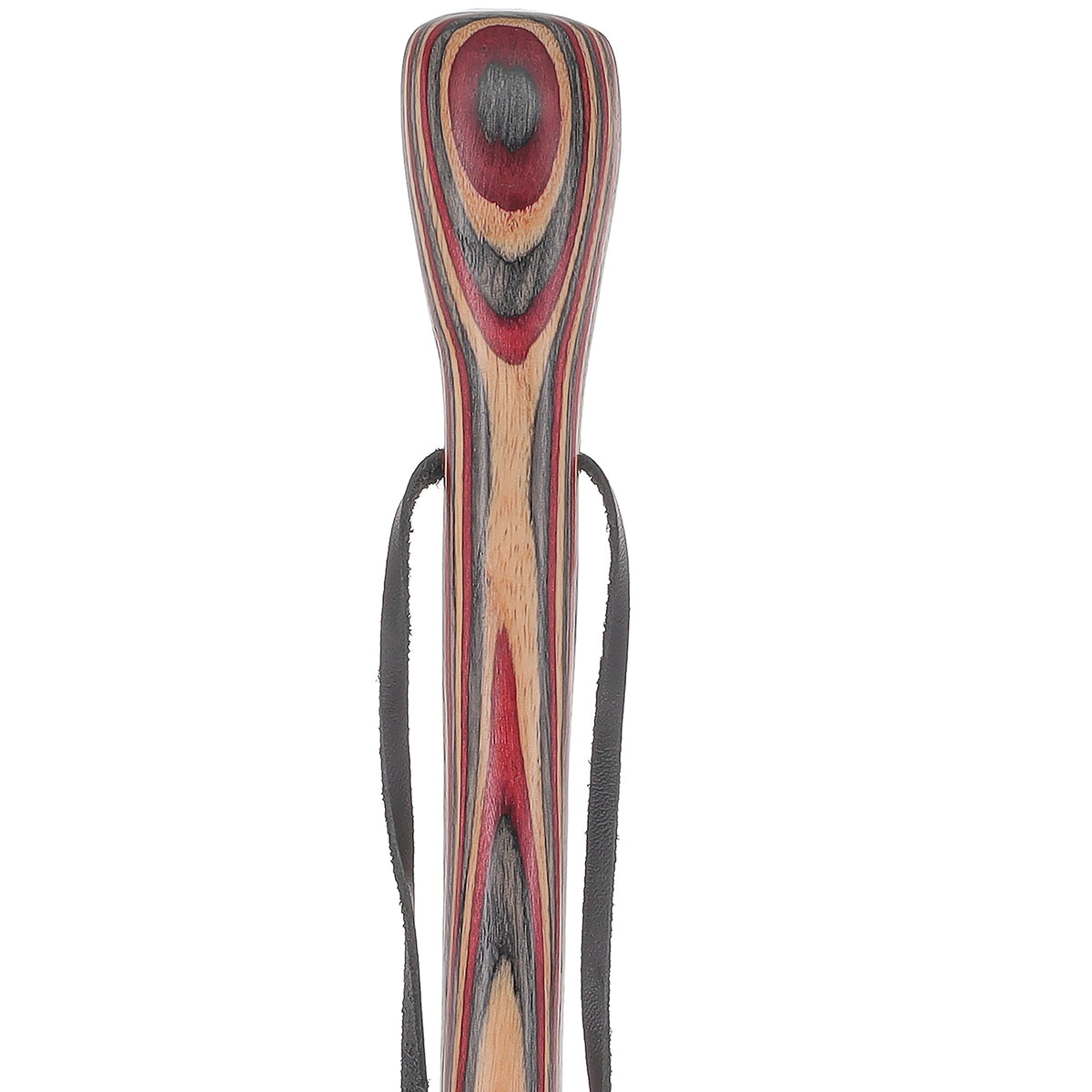 USA-Made Twisted Hiking Staff Ruby Ridge Colorwood & Compass