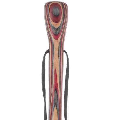 USA-Made Twisted Hiking Staff Ruby Ridge Colorwood & Compass