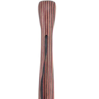 USA-Made Twisted Hiking Staff Ruby Ridge Colorwood & Compass