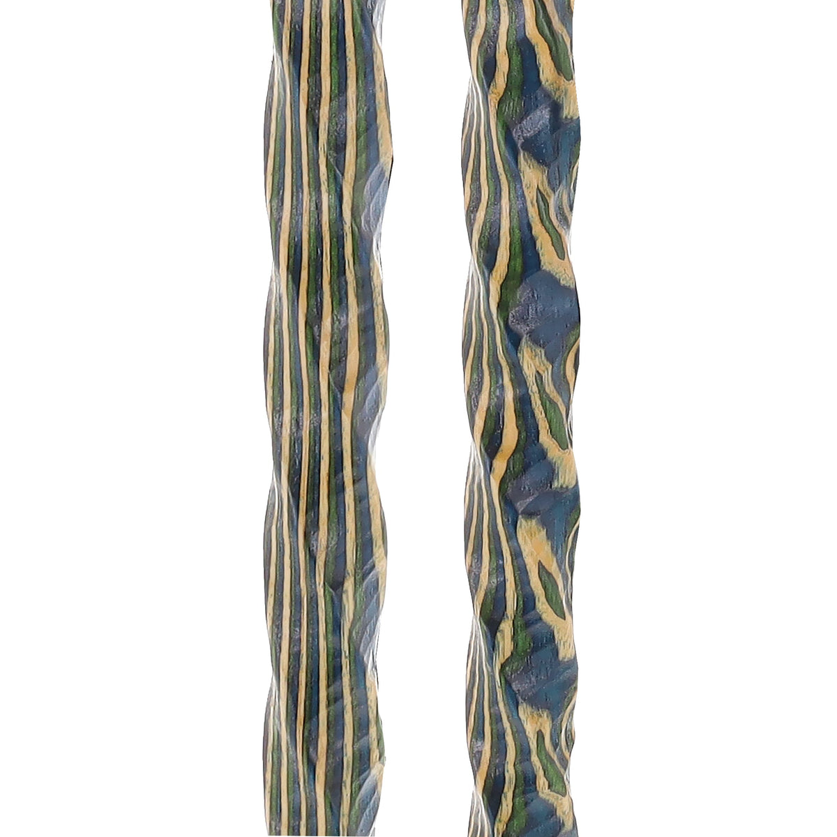 USA-Made Land & Sea Light Colortone Hiking Staff: Rustic, Compass