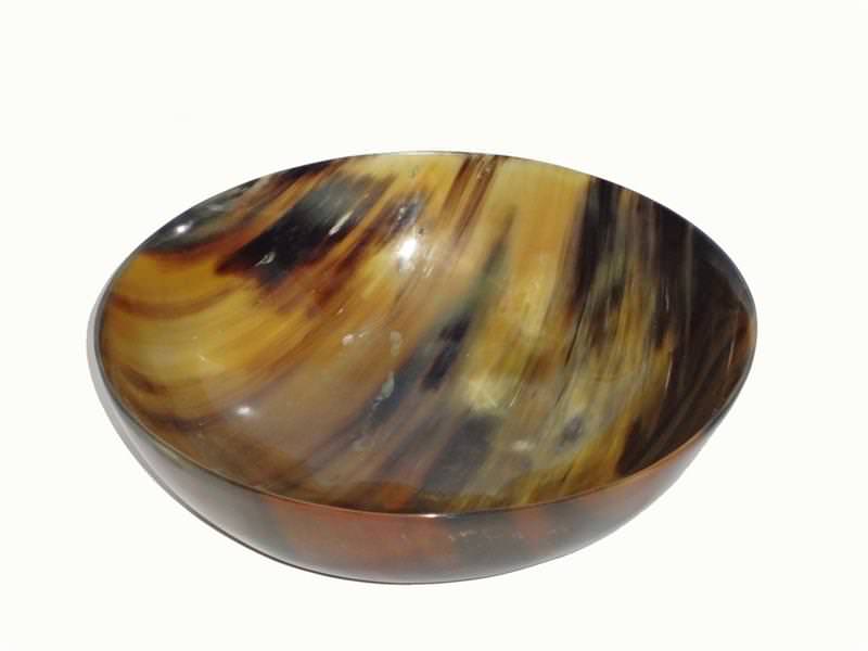 Hand Carved Buffalo Horn Bowl Big - TOPHATTER'S ARMORY DEALS