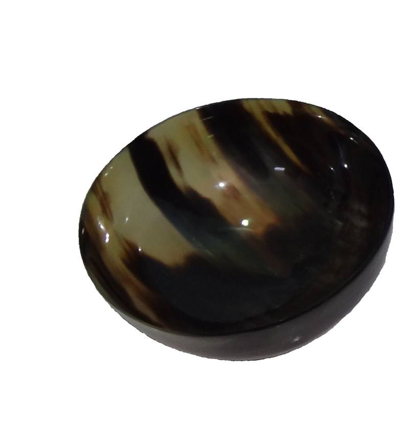 Hand Carved Buffalo Horn Bowl Small 16oz - TOPHATTER'S ARMORY DEALS