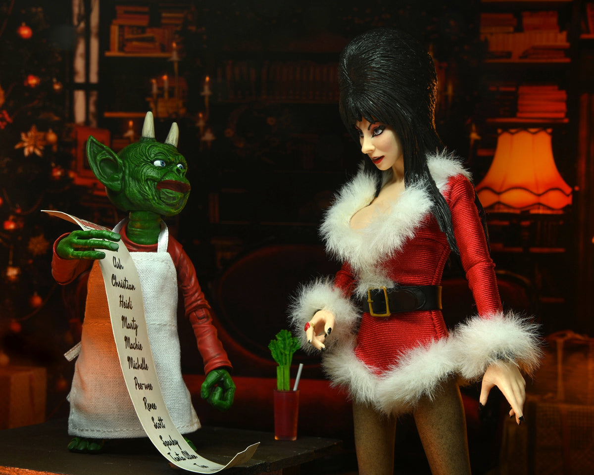 Elvira's Very Scary Xmas – Deluxe Elvira Clothed Action Figure