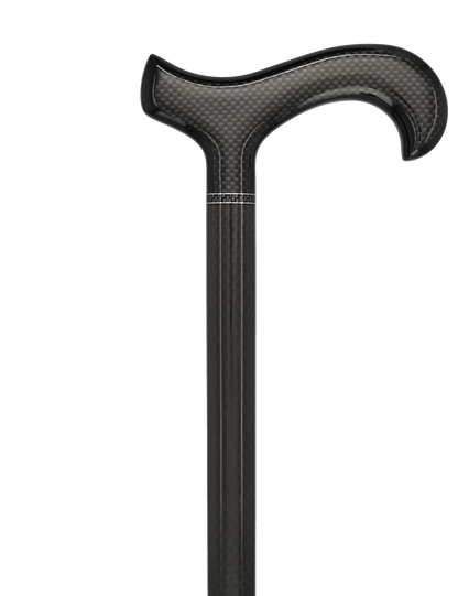 Triple Wound Carbon Fiber Derby Cane - Super Lightweight