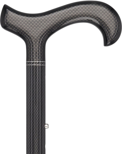 Lightweight Mesh Carbon Fiber Cane - Foldable & Adjust
