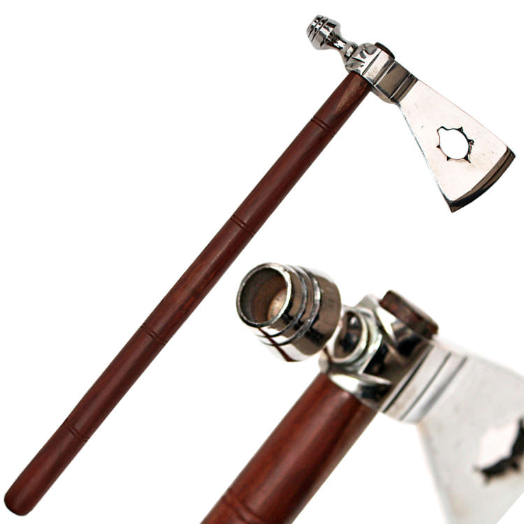 17.75 Inches Pipe Hawk Traditional Ceremonial Axe - TOPHATTER'S ARMORY DEALS