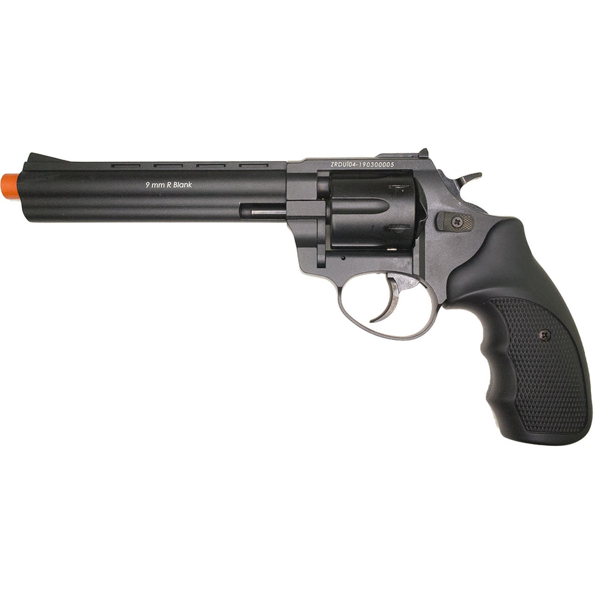 Zoraki R1 6" Barrel - Front Firing Blank Gun Revolver Black Finish - TOPHATTER'S ARMORY DEALS