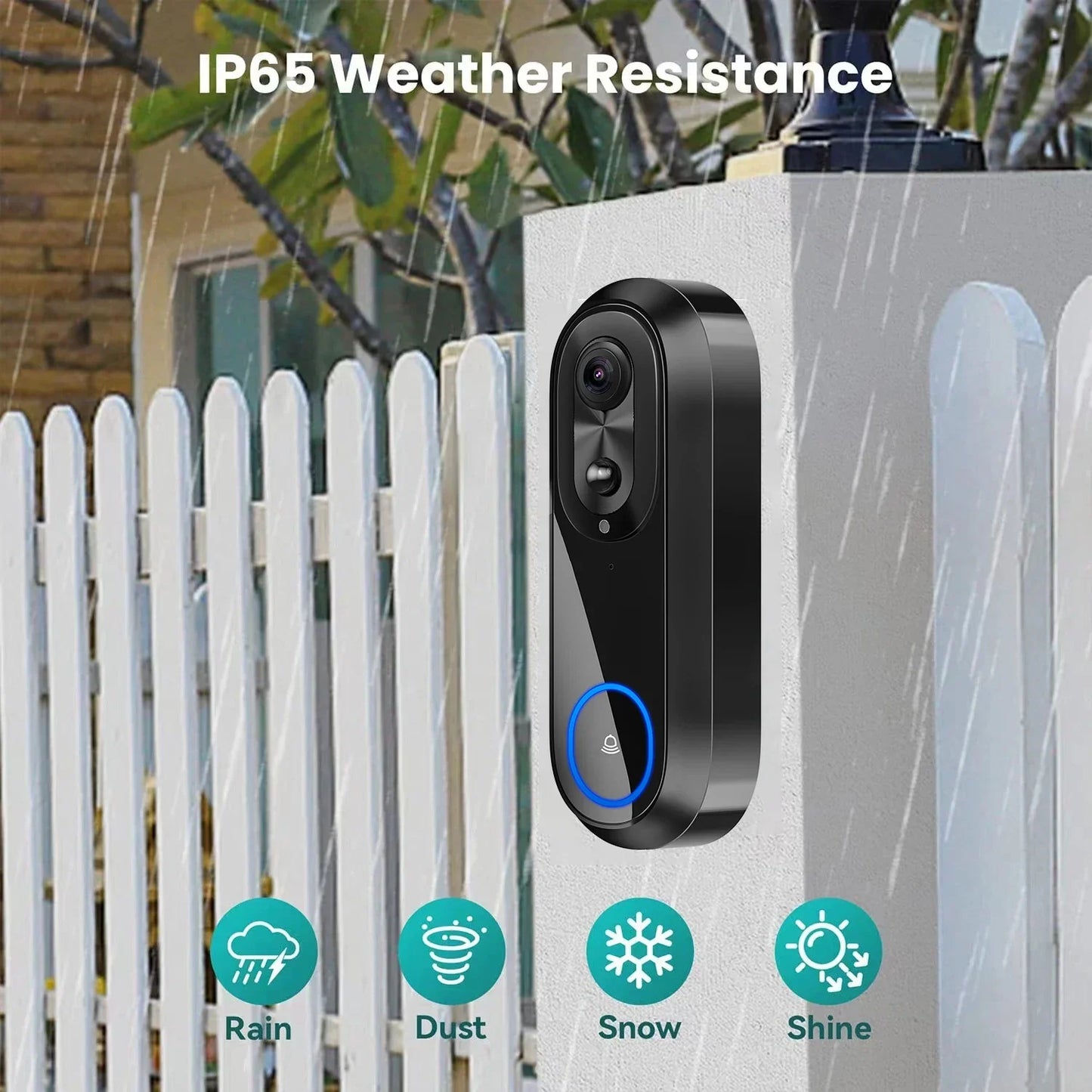 WiFi Video Doorbell Smart Camera (1080P)