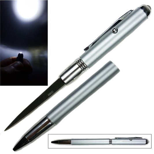Super Discreet Pen Knife with LED Light Letter Opener