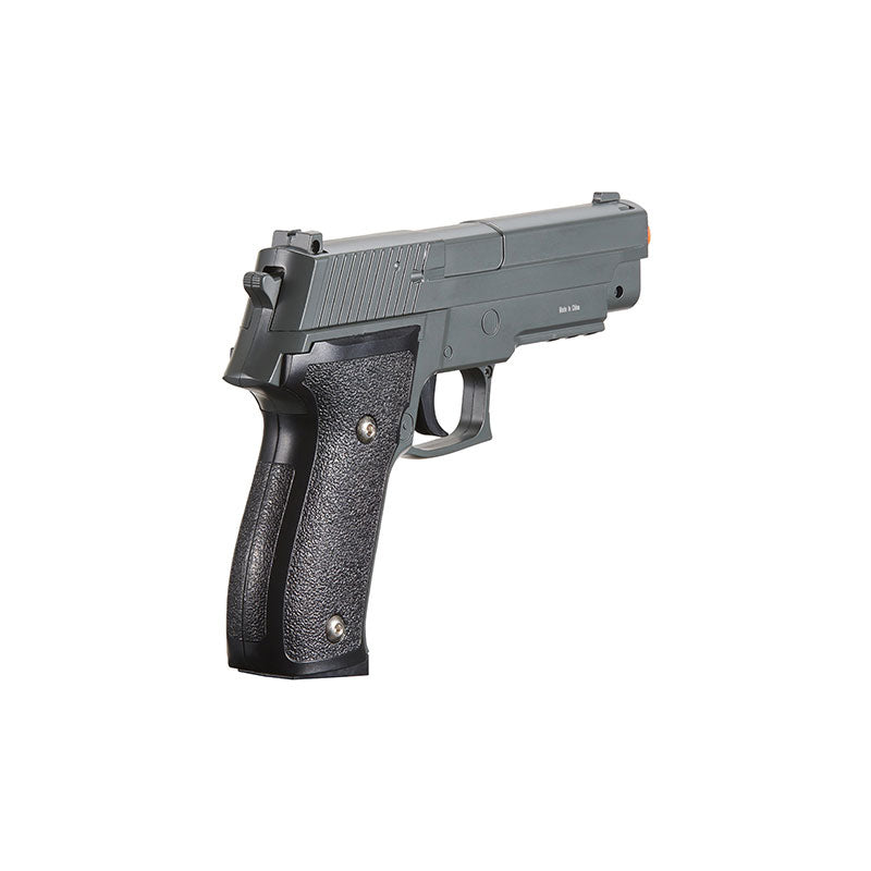 G26 Airsoft Metal P226 Spring Pistol - Gray Shoots 280 FPS - TOPHATTER'S ARMORY DEALS