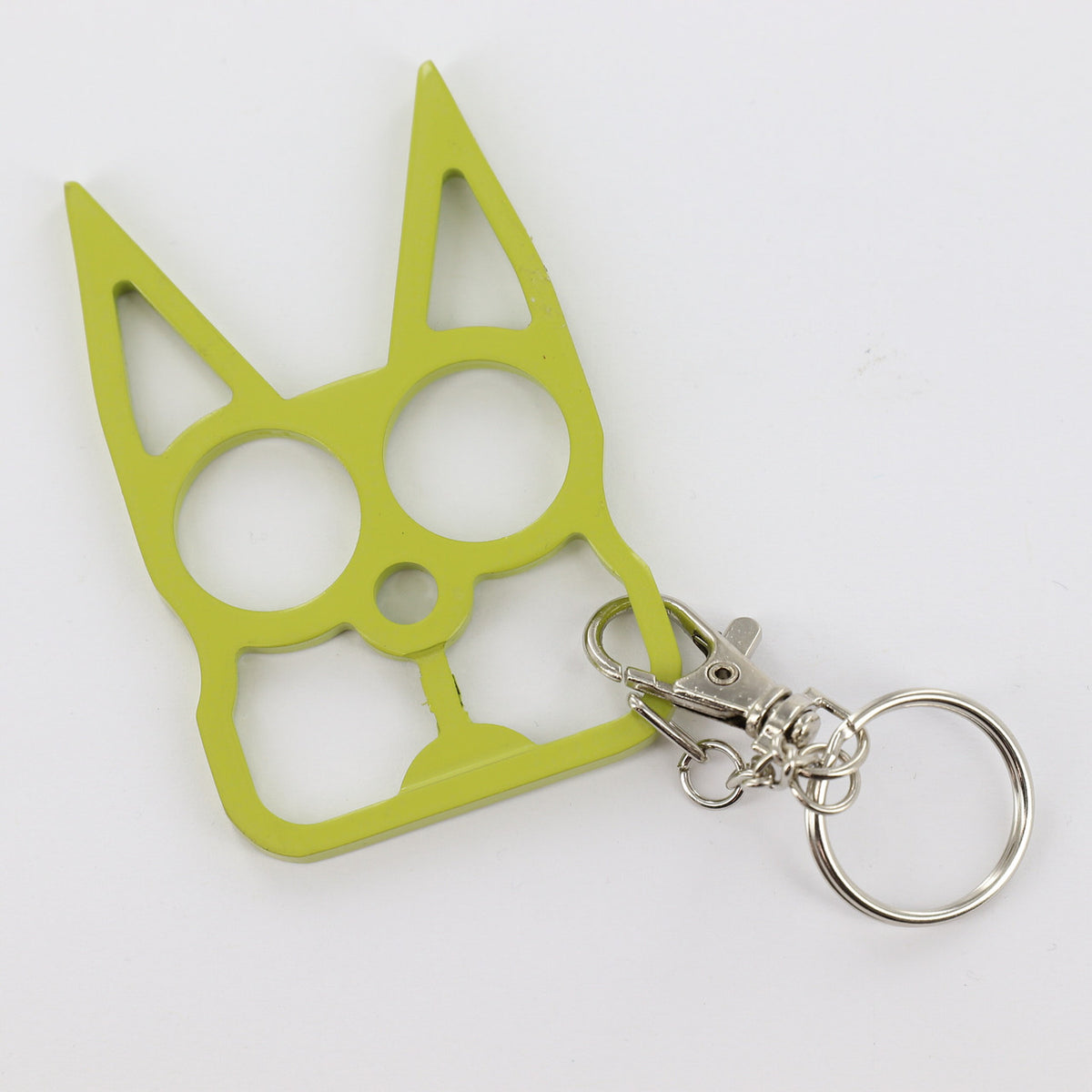 Cat Self Defensive Key Chain Chartreuse Green - TOPHATTER'S ARMORY DEALS
