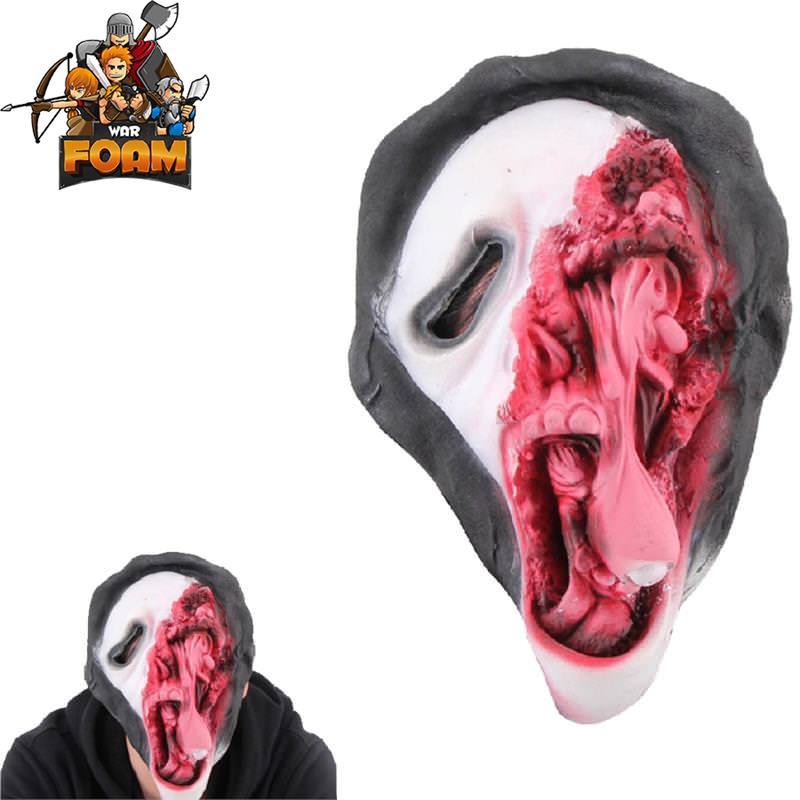 Ghost Face Scary Horror Mask For Cosplay Halloween Masquerade