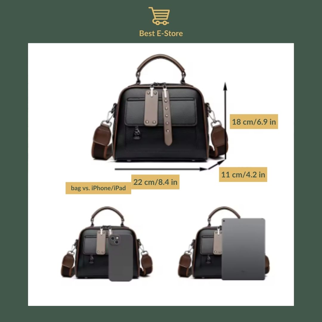 👜 Elegant Leather Shoulder Bag: Stylish & Spacious ✨