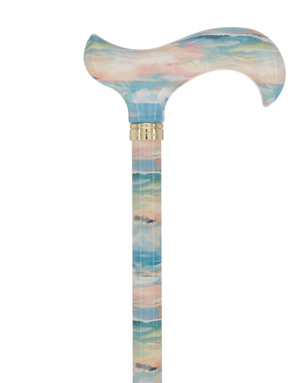 HD Pattern Designer Cane - Matching Handle & Shaft - Durable Adjustable Aluminum