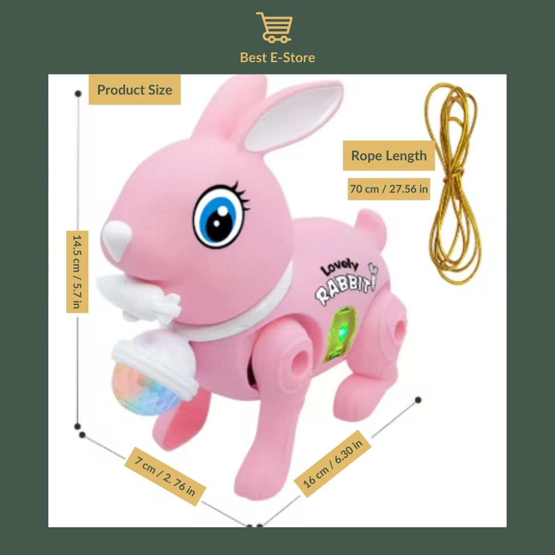 🎀 Light-Up Radish Rabbit: Adorable Fun for Kids 🧡