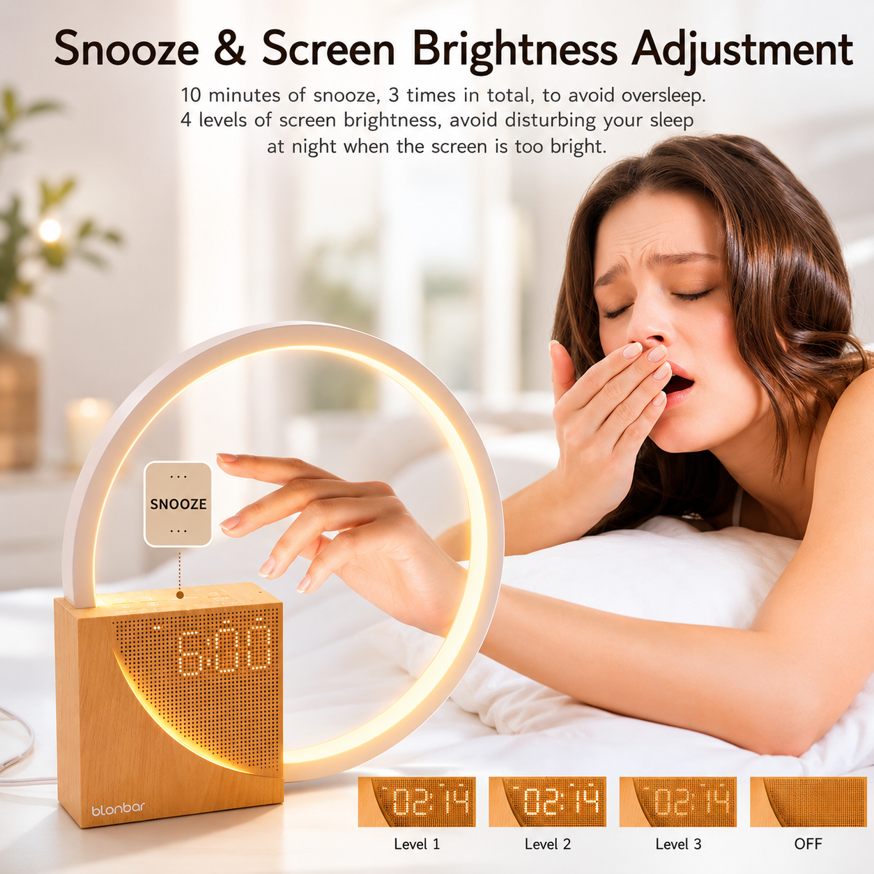 Sunrise Alarm Clock Gift with Lamp and Sound Machine for Family and Friends