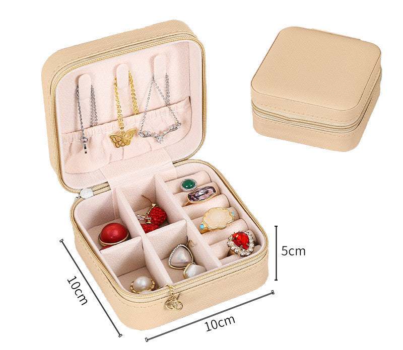 Elegant Mini Jewelry Case in Multiple Colors for Every Style