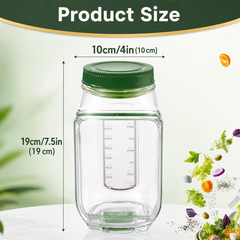 All-in-One Salad Container Gift for Health-Conscious Foodies