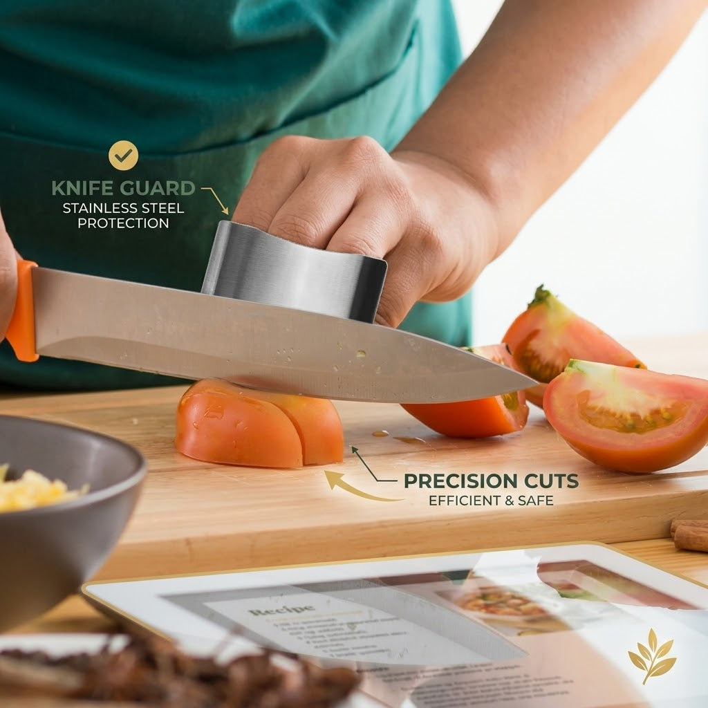 Adjustable Finger Guard for Confident Cooking Every Day