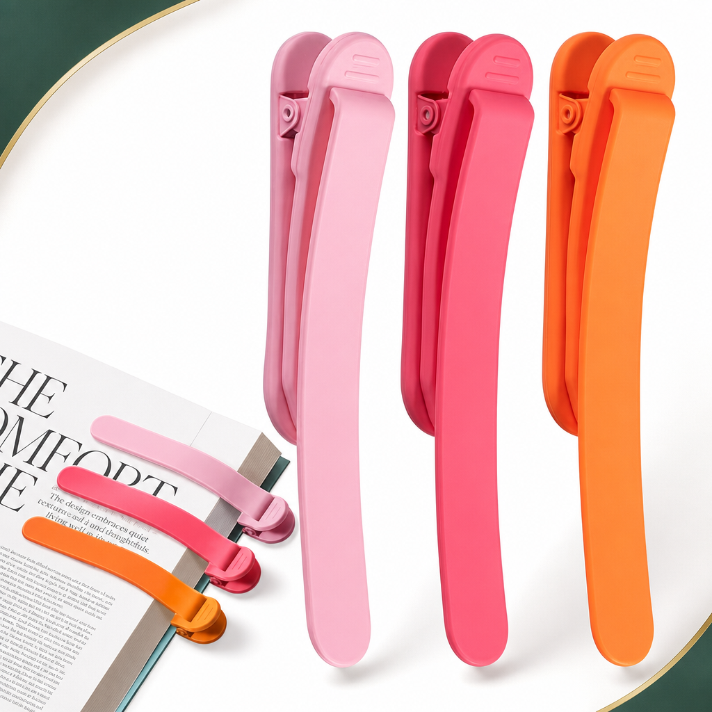 Auto Stay-in-Place Silicone Bookmarks - Never Lose Your Page Again