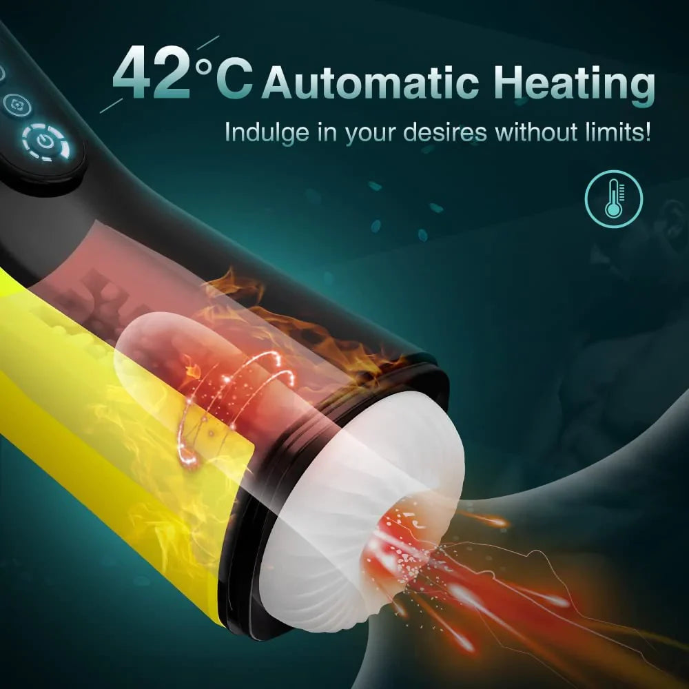 Lester Intelligent Heating Automatic Male Masturbator Sucking Toys