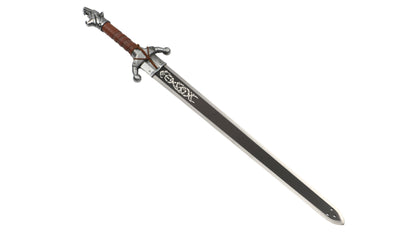 Crimson Desert - Grey Wolf Sword with Display Plaque