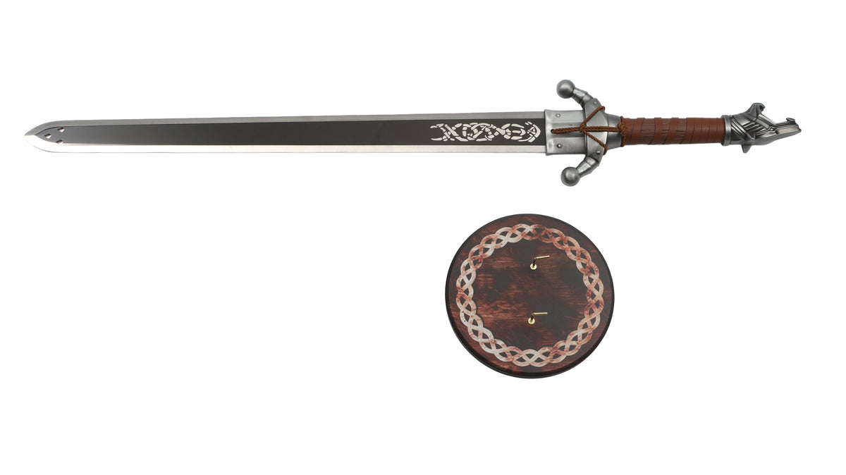 Crimson Desert - Grey Wolf Sword with Display Plaque