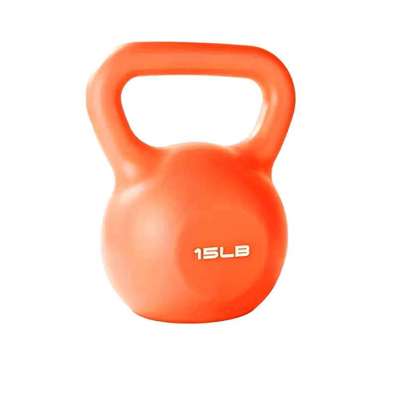 1pc 15lbs Kettlebell for Fitness and Strength Training