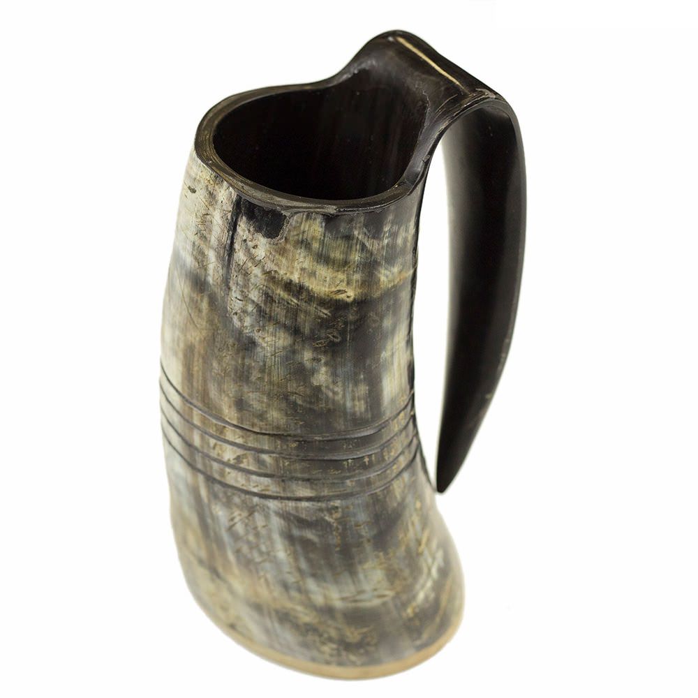 Viking Drinking Horn Cup Buffalo Horn Drinking Mug