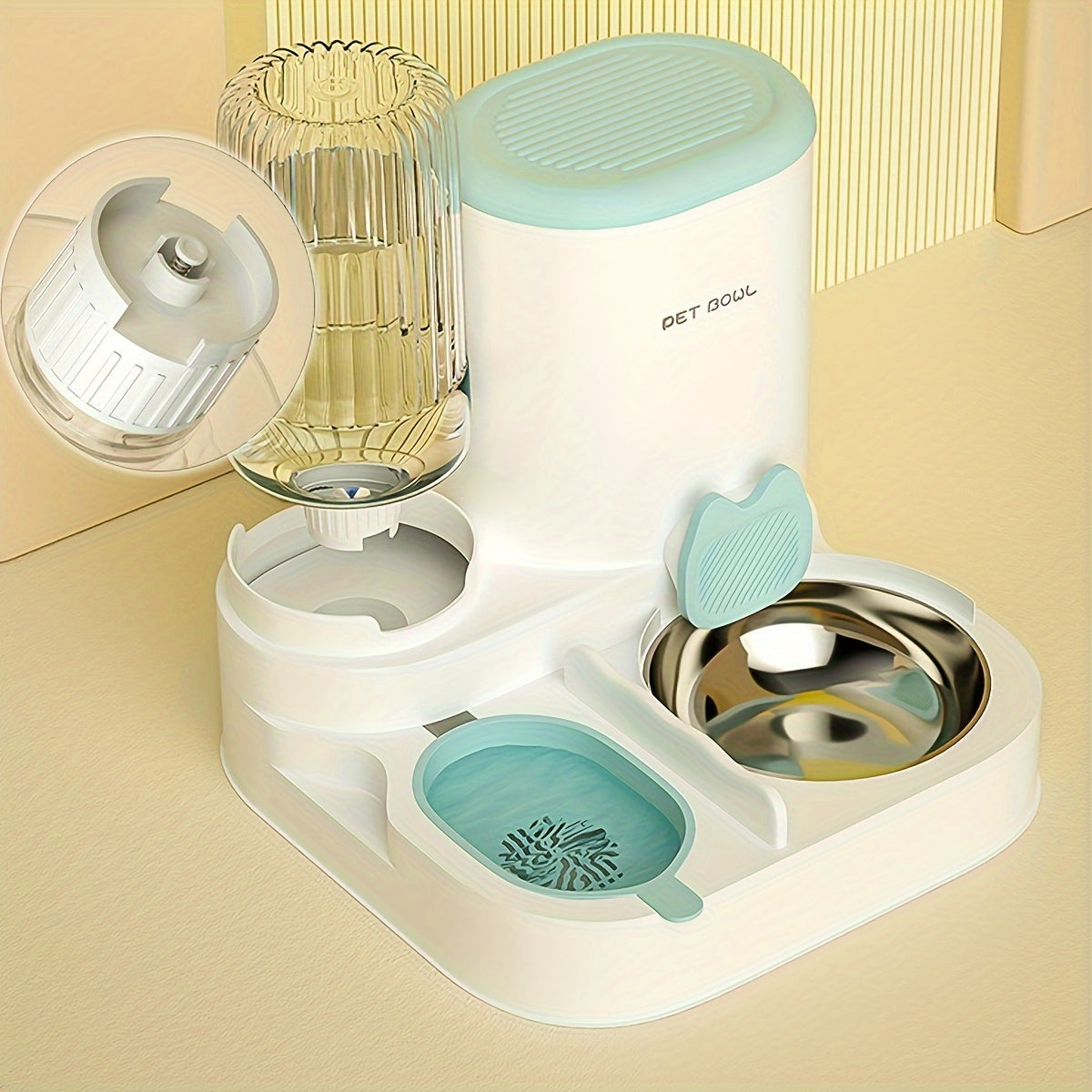Automatic Cat Feeder & Water Dispenser (2-in-1)