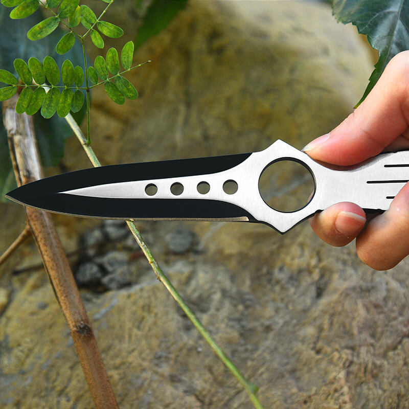 OUTDOOR GAITER SABER CAMPING OPEN BLADE STRAIGHT KNIFE-GS101