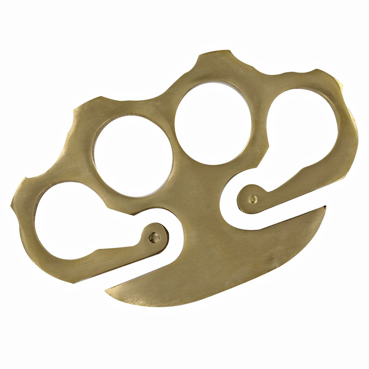 100% Solid Brass Knuckle Key Ring Belt Clip - TOPHATTER'S ARMORY DEALS