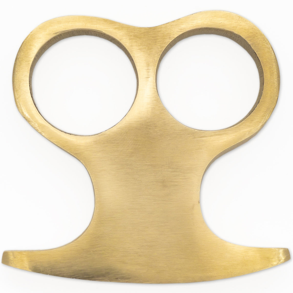 Solid Brass Two-Finger Knuckle Paper Weight - TOPHATTER'S ARMORY DEALS