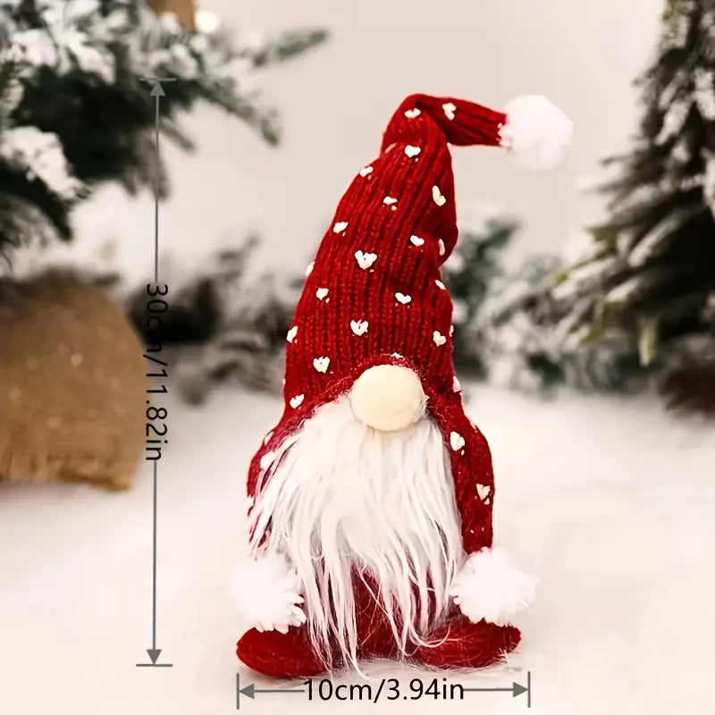 1pc Christmas Gnome Plush Doll - Christmas Ornament, Room Decor, Mothers Day Gift
