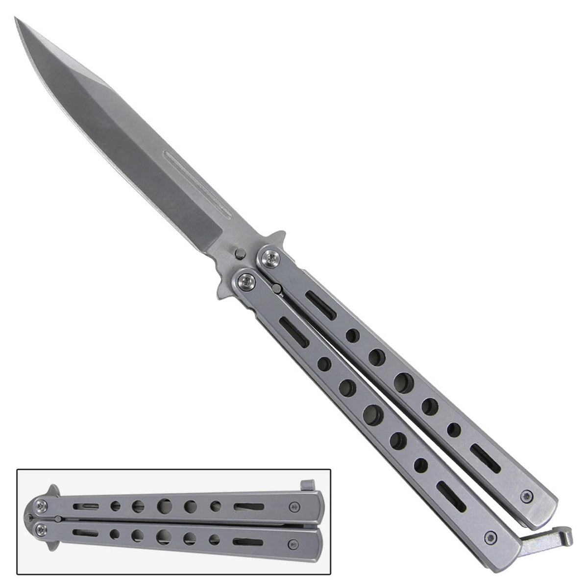 Heavy Duty Tilt-A-Whirl Butterfly Knife - TOPHATTER'S ARMORY DEALS